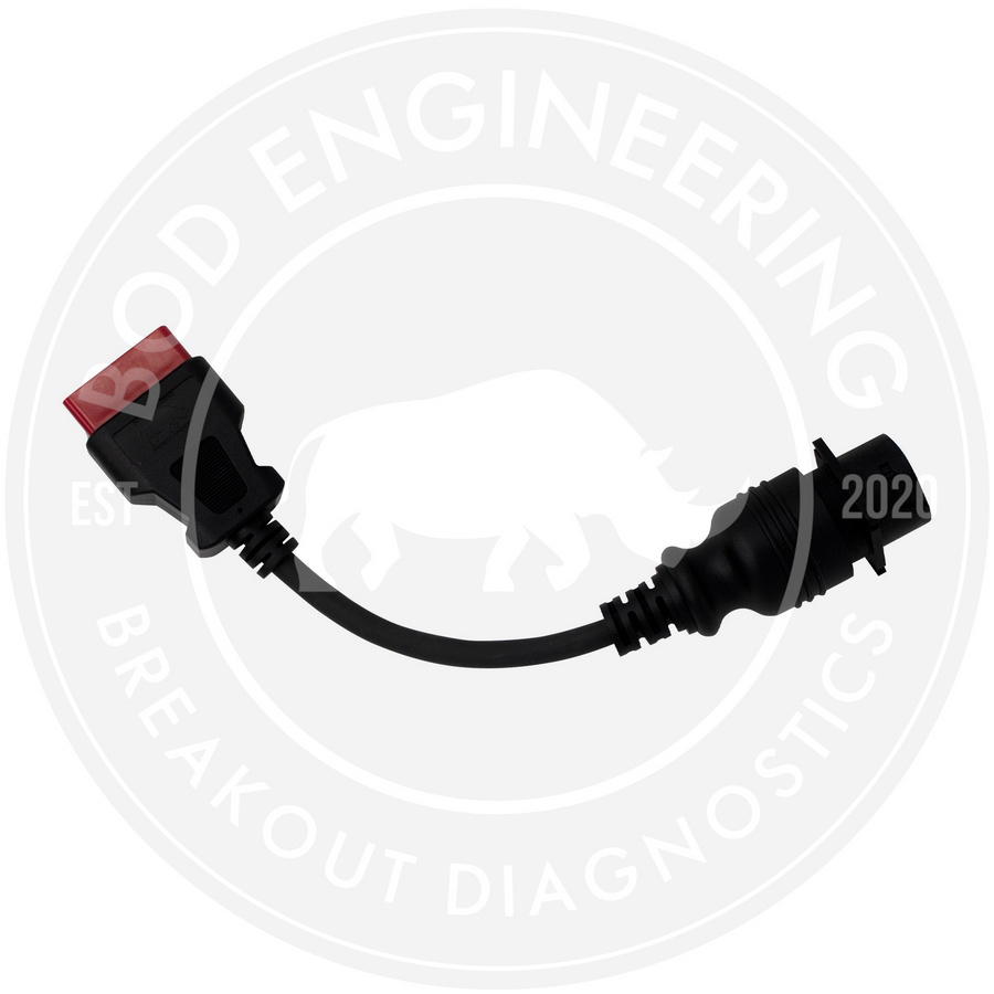 Heavy Duty OBD2 To J1939 Diagnostic Adapter Cable Harness